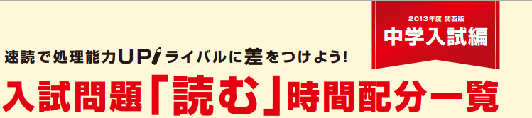 速読　読む時間配分一覧　タイトル.bmp